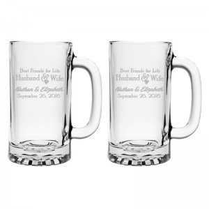 Susquehanna Glass Best Friends for Life Pub Beer Mug ZSG3071
